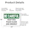 Signmission Safety Culture Sign, 24 in Width, Aluminum, Rectangle OS-2PACK-BC-A-1824-L-10033 - alternate 5